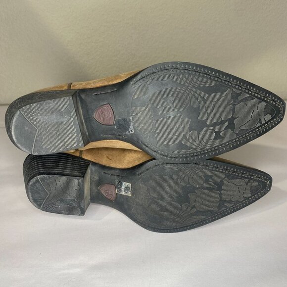 Ariat Leather Boots Heritage Western J Toe Sassy Brown - Picture 8 of 9